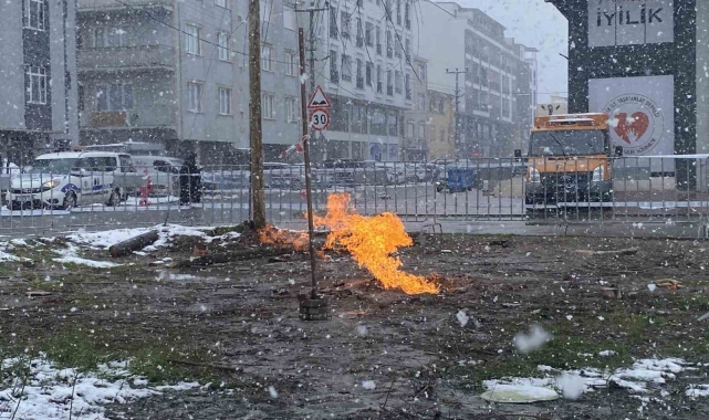 Kocaeli'deki metan gazı yangını 5. gününde, ekipler bölgede nöbet tutuyor