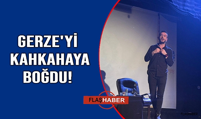 Komedyen Sedat Kaya, Gerze'de sahne aldı