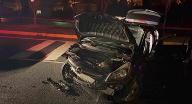 Kontrolden çıkan otomobil takla attı: 4 yaralı