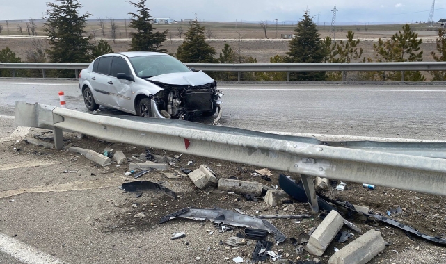Konya'da trafik kazası: 1 yaralı