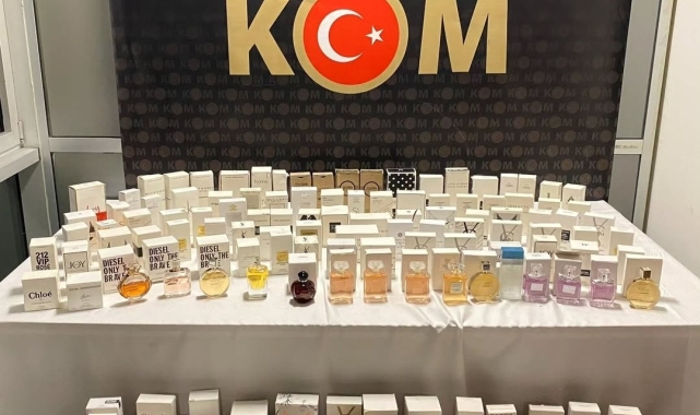 Kütahya'da 194 adet gümrük kaçağı parfüm ele geçirildi