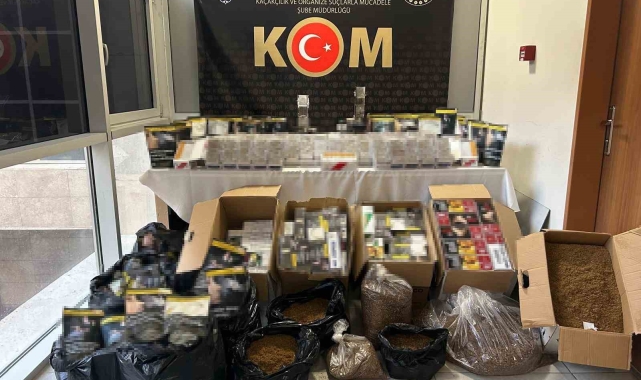 Kütahya'da 59 bin makaron ele geçirildi