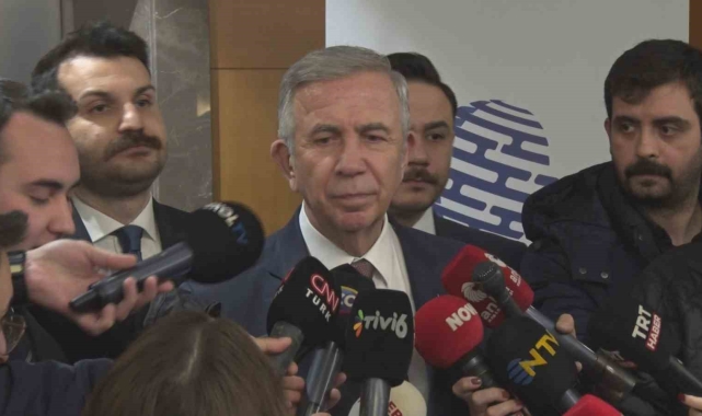 Mansur Yavaş: "Masadaki diğer seçenekler her zaman gündemdedir"