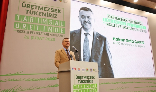 Mersin'de 'Üretmezsek Tükeniriz Tarım Konferansı' düzenlendi