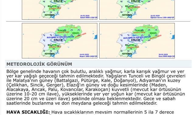 Meteorolojiden 5 il için kuvvetli kar yağışı uyarısı
