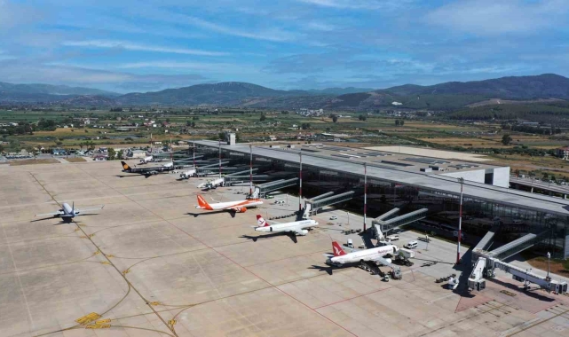 Milas-Bodrum havalimanı Ocak ayında 104 bin 585 yolcuya hizmet verdi