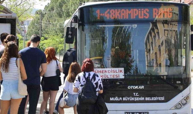 Muğla genelinde üniversite öğrencilerine ulaşım 1 TL