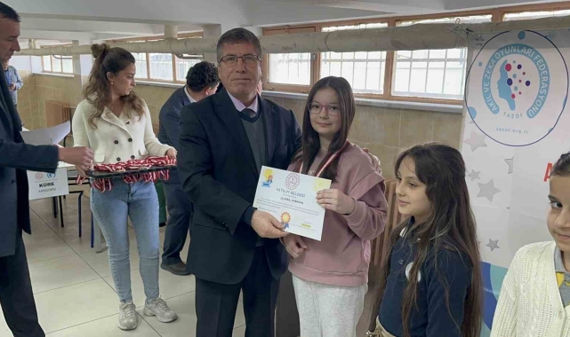 Muratlı'da Akıl ve Zekâ Oyunları Turnuvası finali yapıldı