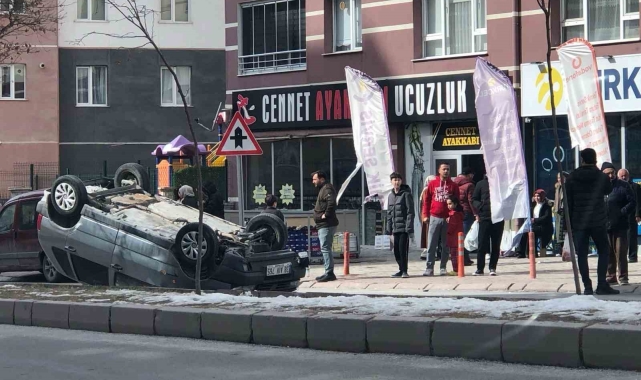 Otomobil takla attı: 1 yaralı