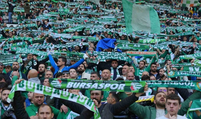 Profesyonel liglerde en çok seyircisi olan ikinci takım Bursaspor oldu