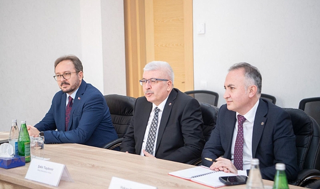 Rektör Taşdemir, Azerbaycan&#039;da su ürünleri iş birliği için görüştü