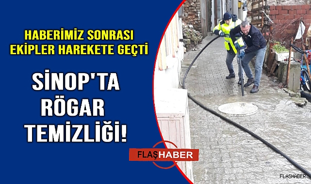 Rögar taşması temizlendi