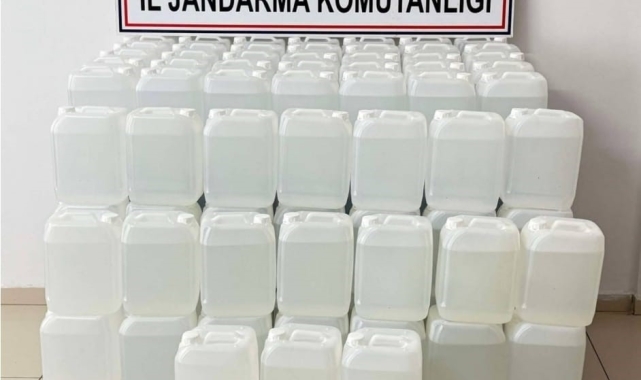 Sahte alkolü kargo yoluyla satacakken yakalandı