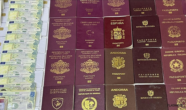 Sahte kimlik ve pasaport operasyonunda 5 zanlı tutuklandı