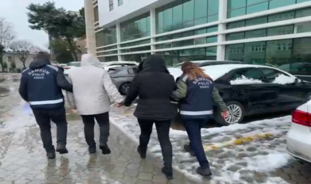 Samsun merkezli yasa dışı bahis operasyonunda yakalanan 2 şüpheli adliyede