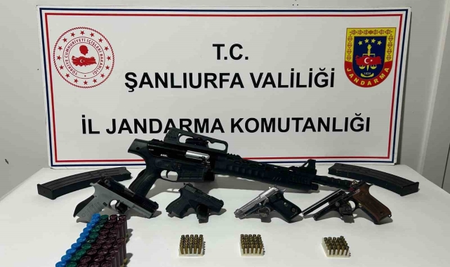 Şanlıurfa'da silah kaçakçılığı operasyonu: 3 gözaltı