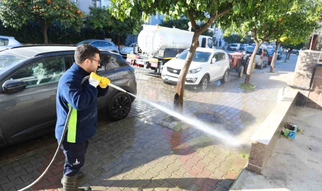 Selçuk sokaklarında temizlik harekâtı