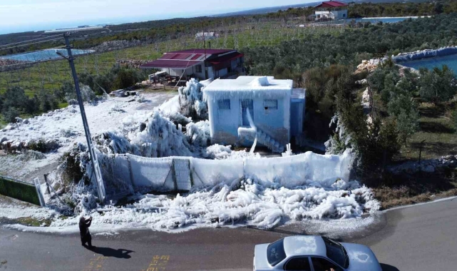 Sibirya değil Mersin: Oluşan manzara buzul çağına götürdü
