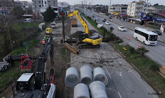 Sinop-Samsun karayolunda dev altyapı hamlesi