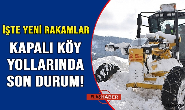 Sinop'taki kapalı köy yollarında çalışmalar sürüyor