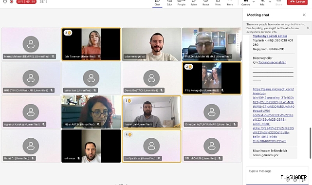 Sinop Üniversitesi mezunları, çevrimiçi etkinlikte buluştu