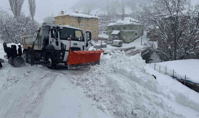Şırnak'ta kardan kapanan köy yolları ulaşıma açılıyor