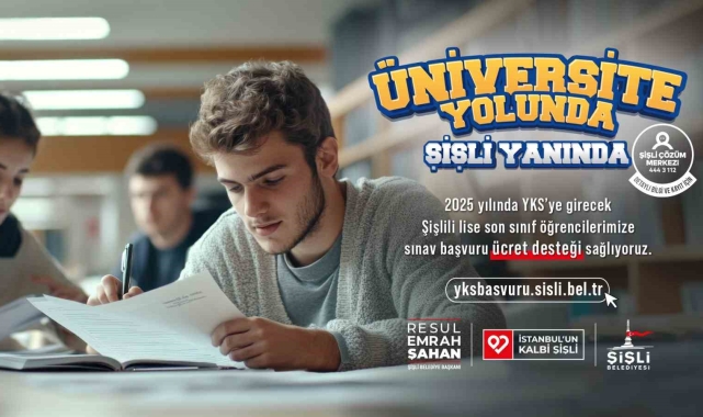 Şişli Belediyesi, YKS'ye girecek öğrencilerin sınav ücretlerini karşılayacak