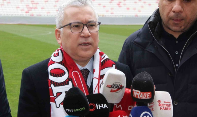 Sivas Valisi Yılmaz Şimşek'ten, Sivasspor'a destek çağrısı
