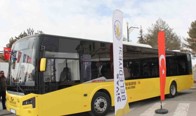 Sivas'ın yeni halk otobüsleri tanıtıldı