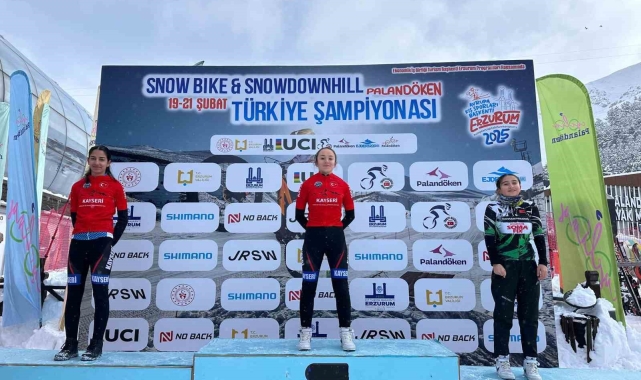 Snowbike Türkiye Şampiyonası'na Kayseri damgası