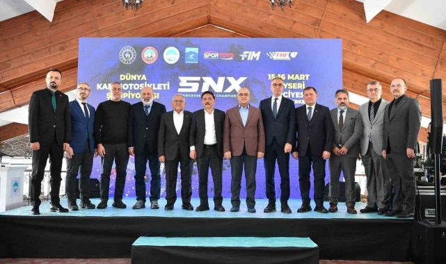 SNX Türkiye FIM Dünya Kar Motosikleti Şampiyonası Erciyes'te tanıtıldı