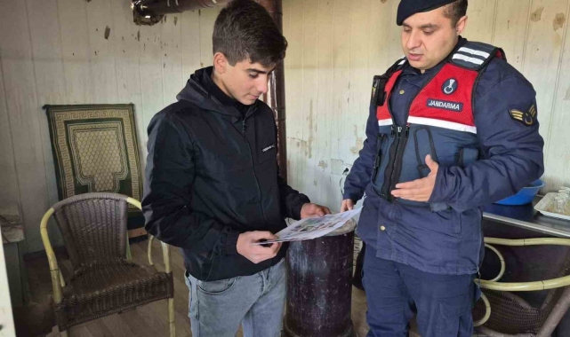 Soba zehirlenmelerine karşı Jandarma tarafından uyarı yapıldı