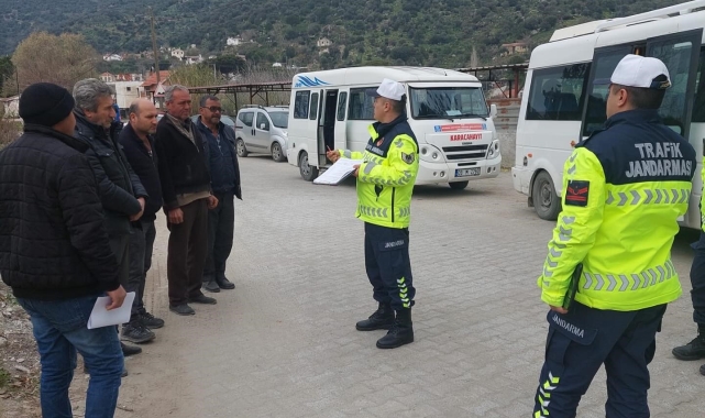 Söke'de okul servisleri denetlendi