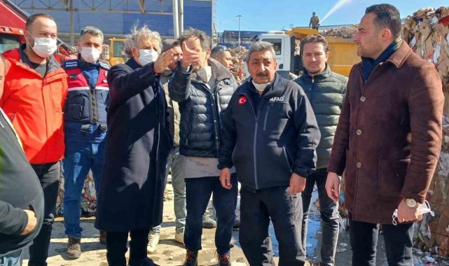 Söke&#039;deki yangını kontrol altına almak için ekipler seferber oldu