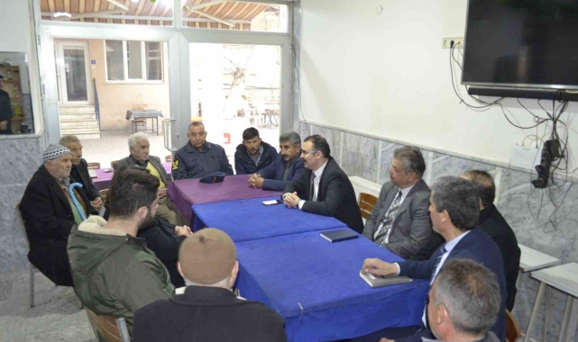 Sultanhisar Kaymakamı Ateş, Malgaçemir Mahallesi sakinleri ile bir araya geldi