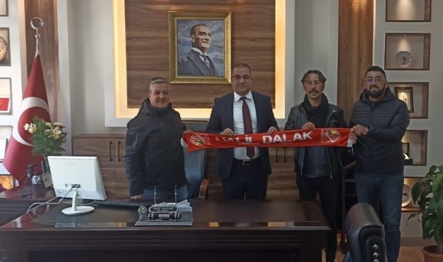 Taraftar grubundan Kaymakam Dalak'a ziyaret