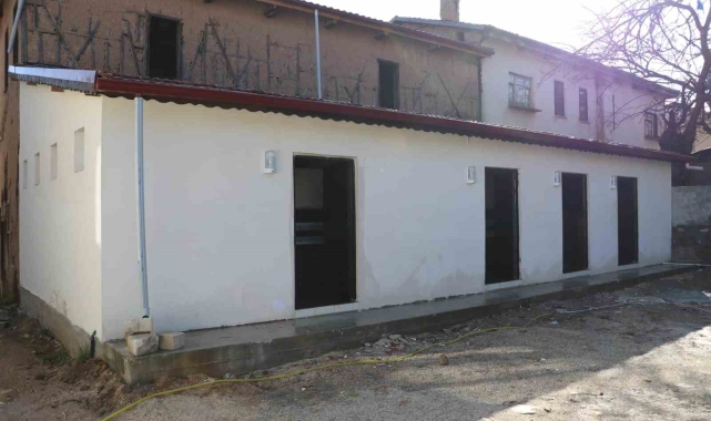 Tarihi Camii'nin şadırvanı hizmete açıldı