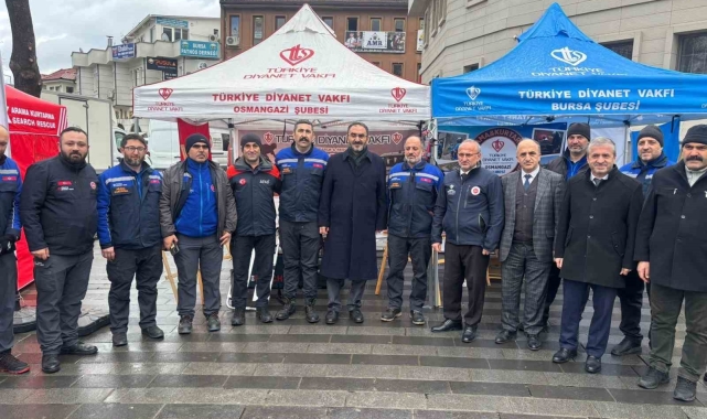 TDV Bursa Osmangazi Arama Kurtarma Ekibi, sessiz yürüyüşte yerini aldı