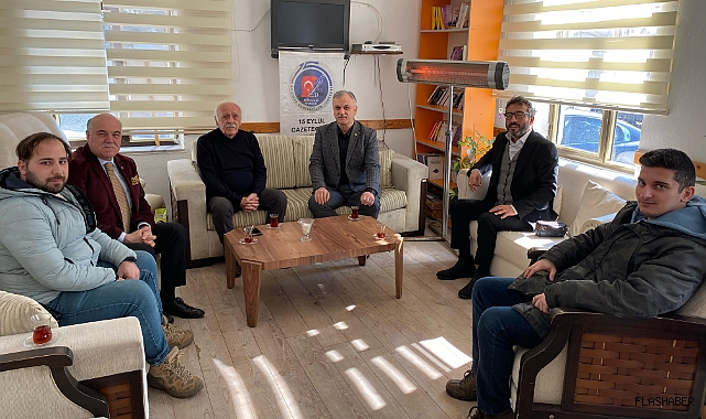 THK Sinop Şube yönetiminden 15 Eylül Gazeteciler Cemiyetine ziyaret