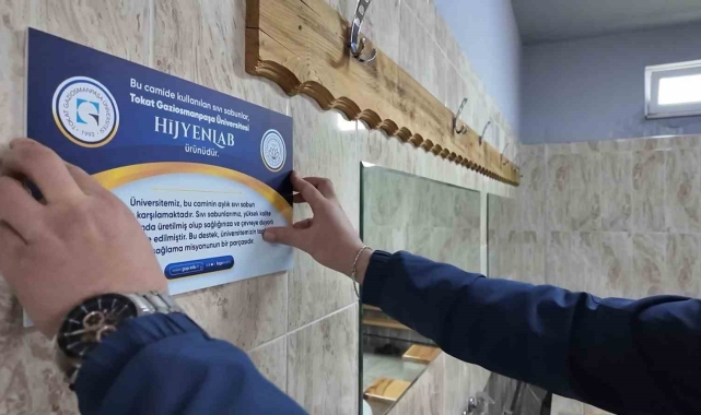 Tokat Gaziosmanpaşa Üniversitesi, camilerde hijyen standartlarını yükseltiyor
