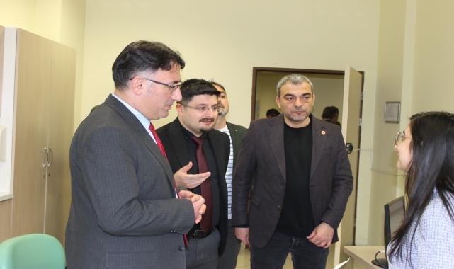 Tokat Sağlık Müdürü Bıyık, Zile Devlet Hastanesi'ni ziyaret etti