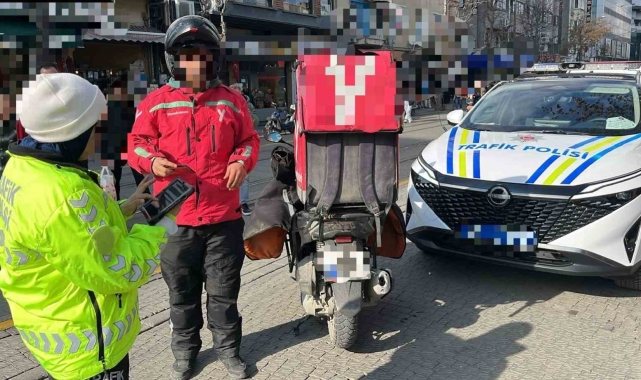 Trafik polisi 78 sürücü ve araca işlem uygulandı