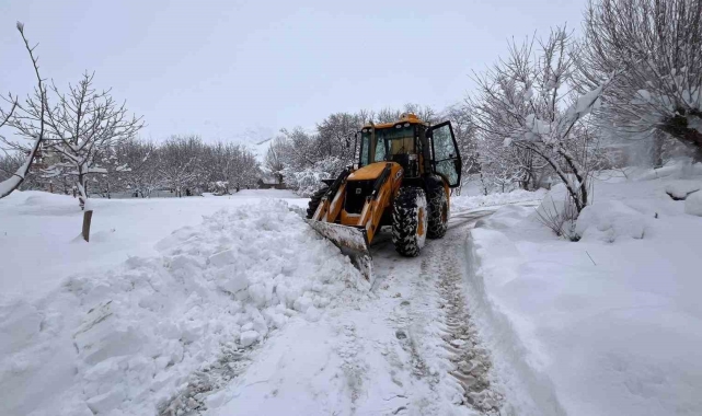 Tunceli'de, kardan kapanan yolların büyük bölümü açıldı