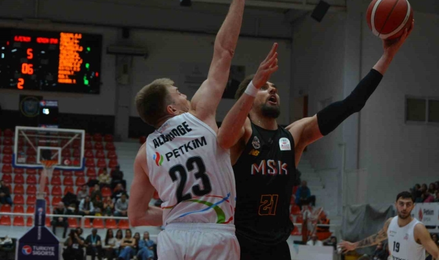 Türkiye Sigorta Basketbol Süper Ligi: Aliağa Petkimspor: 77 - Mersin Spor: 85