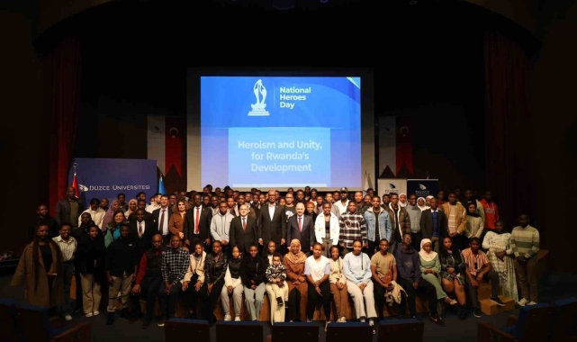 Türkiye'de eğitim gören Ruandalı öğrenciler Düzce Üniversitesi'nde buluştu