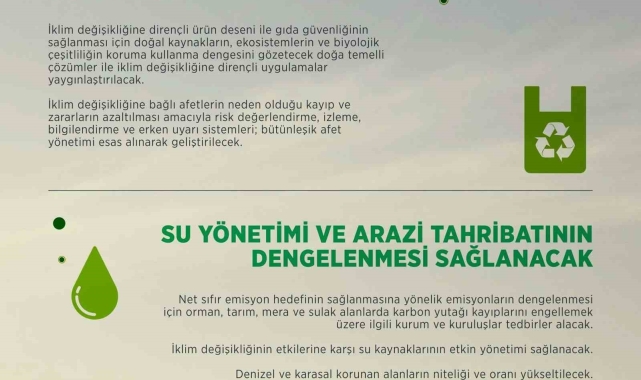 Türkiye'nin ilk "İklim Kanunu" geliyor