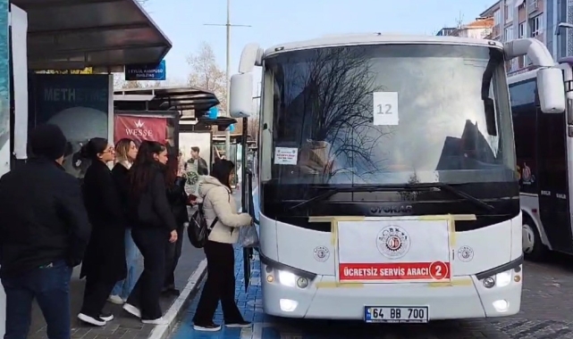 Uşak Belediyesinden ücretsiz servis duyurusu