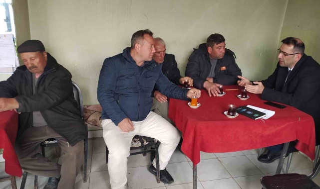 Uşak İl Tarım ve Orman Müdürü Bilir, çiftçilerle bir araya geldi