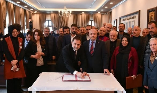 Yakutiye'de sözleşme sevinci