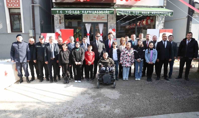 Yığılca'ya yeni halk kütüphanesi açıldı